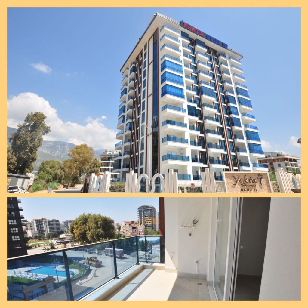 Neue 1+1 Wohnung in Mahmutlar Alanya zu verkaufen – Yekta Blue 4