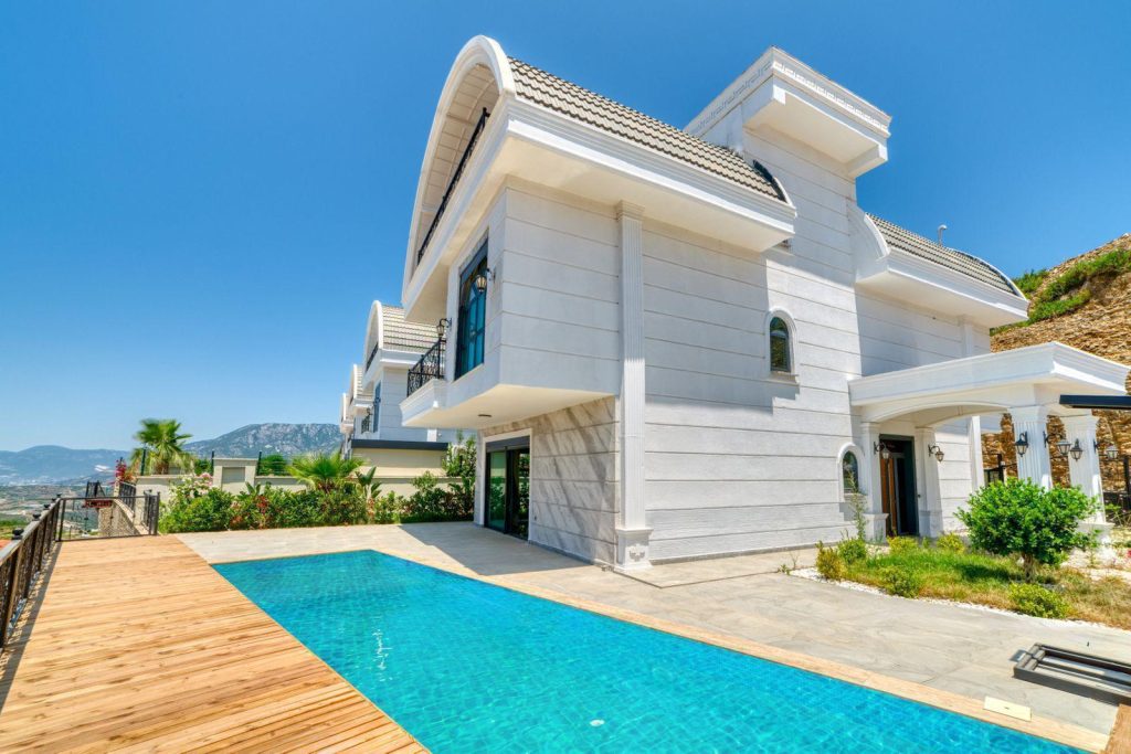 Luxusvilla mit Meerblick in Alanya Kargıcak zu verkaufen