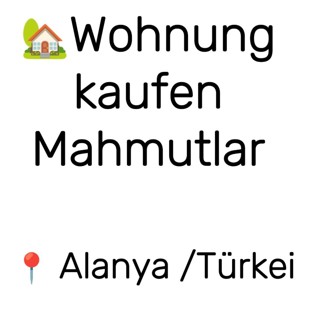 Wohnung in Mahmutlar kaufen – Modern wohnen an der türkischen Riviera