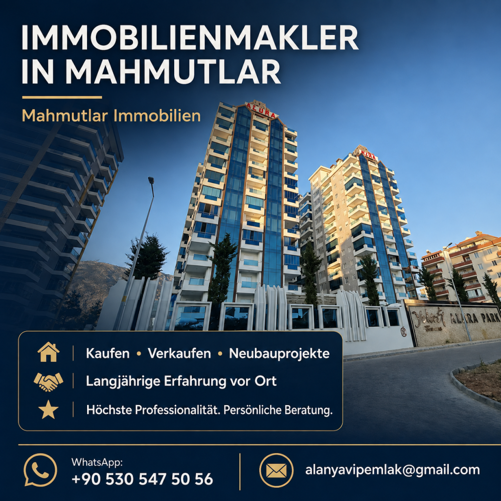 Immobilienmakler Mahmutlar – Mahmutlar Immobilien